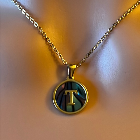 T Letter Necklace - Picture 1 of 4
